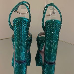 aquazzura embellished heels